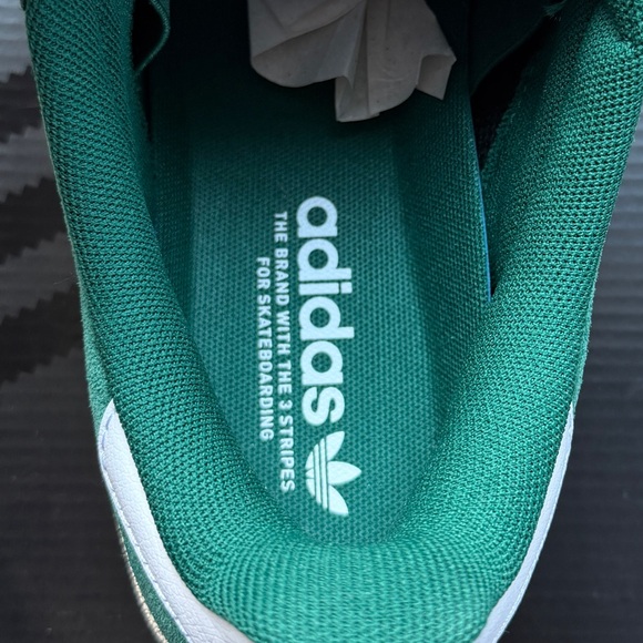NIB Adidas Campus ADV Green Suede Gum Sole Sneakers Unisex Women’s 9 / Men’s 8 - Picture 7 of 12